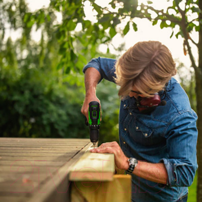 Дрель-шуруповерт Greenworks GD24DD35 24В