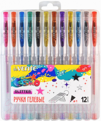 Набор гелевых ручек deVente Cosmo Glitter / 5051042 - фото