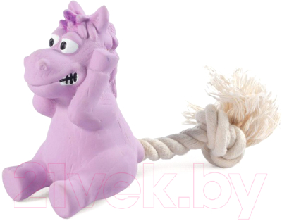 Игрушка для собак Triol Mini Dogs Лошадка с веревкой / 12151141 - фото