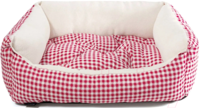 Лежанка для животных Gamma Кантри мини / 31932098 (красный) - фото