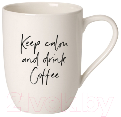 Кружка Villeroy & Boch Keep Calm and Drink Coffee / 10-1621-9652 - фото