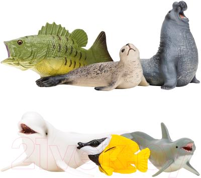 Набор фигурок коллекционных Masai Mara Мир морских животных / ММ203-019 - фото