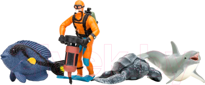 Набор фигурок коллекционных Masai Mara Мир морских животных / ММ203-010 - фото