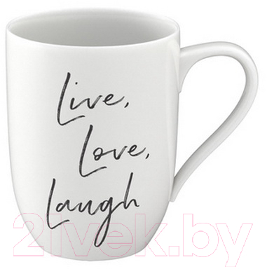 Кружка Villeroy & Boch Live Love Laugh / 10-1621-9659 - фото