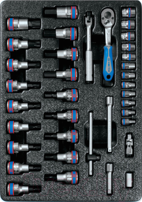 Набор головок слесарных King TONY 9-7537MR - фото