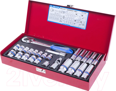 Набор головок слесарных King TONY 3527MR - фото