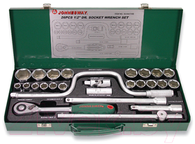 Набор головок слесарных Jonnesway S04H4726S - фото