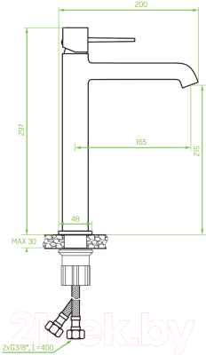 Смеситель Laveo Pola BAP72ND