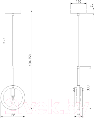 Потолочный светильник Евросвет 50121/1