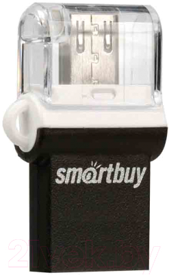 Usb flash накопитель SmartBuy 64GB OTG Poko USB (SB64GBPO-K) - фото