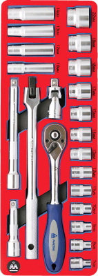 Набор головок слесарных Мастак 5-003222 - фото