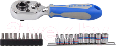 Набор головок, бит King TONY 2501MR - фото