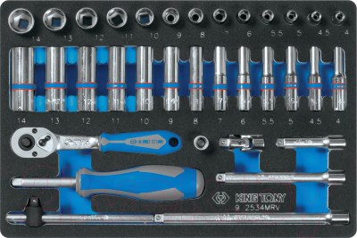 Набор головок слесарных King TONY 9-2534MRV - фото