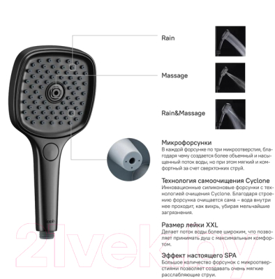 Лейка ручного душа Iddis Slide SLI3F0Bi18