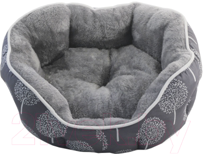 Лежанка для животных Triol Сказочный лес / 31931043 (M, серый) - фото