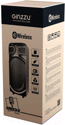 Портативная колонка Ginzzu GM-203