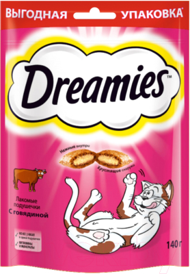 Лакомство для кошек Dreamies С говядиной - фото