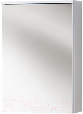 Шкаф с зеркалом для ванной Акваль Сиена 50 / СИЕНА.04.50.50.N - фото