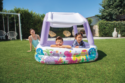 Надувной бассейн Intex Домик с навесом / 57470NP