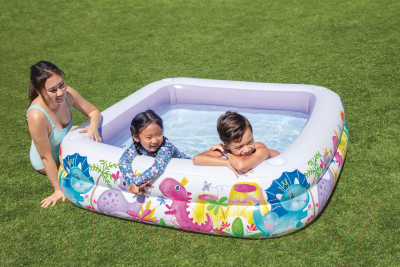 Надувной бассейн Intex Домик с навесом / 57470NP