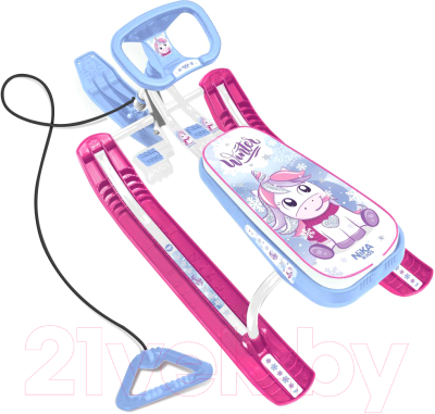 Снегокат детский Ника Тимка спорт 1. Единорог / ТС1-М/ЕР - фото