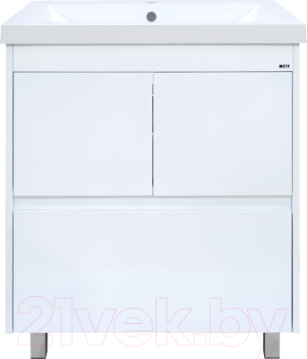 Тумба под умывальник Misty Алиса 75 / Э-Али01075-0112Я (напольная) - фото