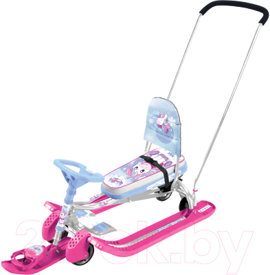 Снегокат детский Ника Тимка спорт 6. Единорог / ТС6-М/ЕР - фото