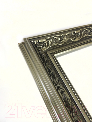 Зеркало Декарт Настенное в раме 8Л2721 (50x140см, серебристый)