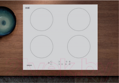 Индукционная варочная панель Akpo PIA 6094014CC WH