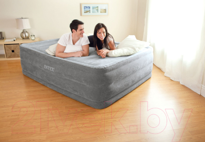 Надувная кровать Intex Queen Comfort-Plush 64418NP