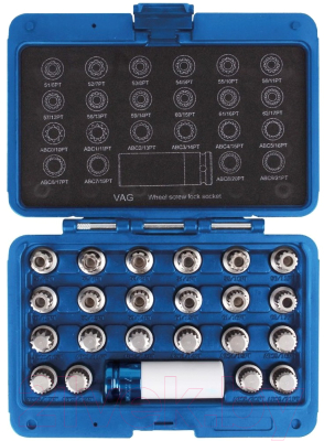 Набор головок слесарных King TONY 9BW0123 - фото