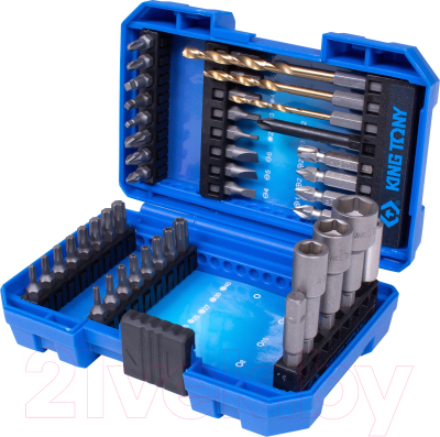 Набор головок, бит King TONY 1045MR - фото