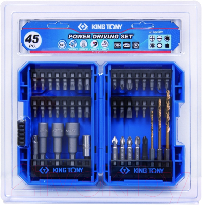 Набор головок, бит King TONY 1045MR