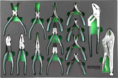 Набор губцевого инструмента Jonnesway P82714SV (14 предметов) - фото