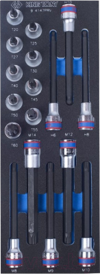 Набор головок слесарных King TONY 9-4147PRV - фото