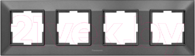 Рамка для выключателей и розеток Panasonic Arkedia Slim WNTF08042DG-BY - фото