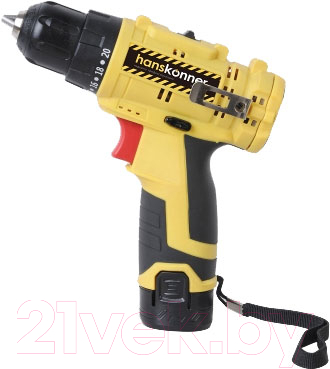 Аккумуляторная дрель-шуруповерт Hanskonner HCD1230R - фото