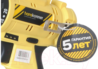 Аккумуляторная дрель-шуруповерт Hanskonner HCD1230R