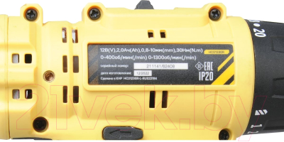Аккумуляторная дрель-шуруповерт Hanskonner HCD1230R