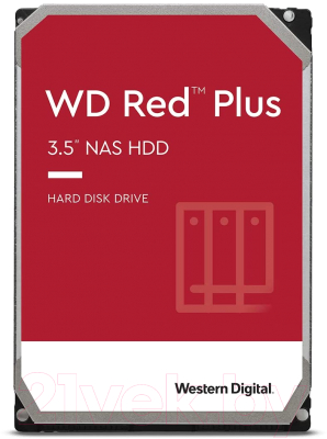 Жесткий диск Western Digital Red Plus 4TB (WD40EFZX) - фото