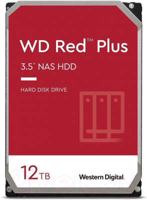 Жесткий диск Western Digital Red Plus 12TB (WD120EFBX) - фото