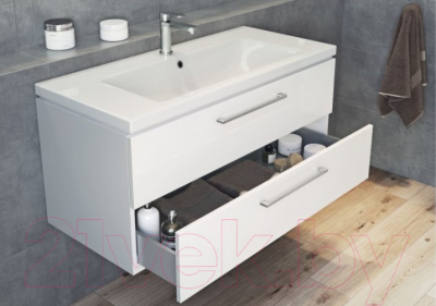 Тумба с умывальником Cersanit Lara 50 + Como