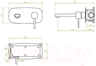 Смеситель Laveo Pola BAP722P