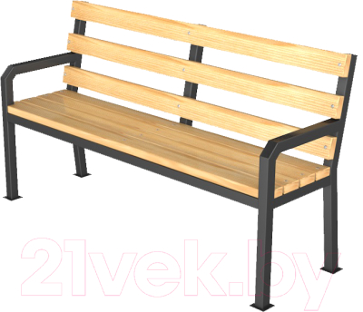 Скамья садовая Dinamika ZSO-002867 (3м) - фото