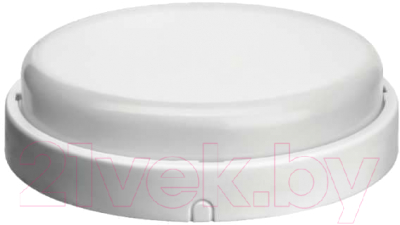 Светильник ЖКХ Онлайт OBL-R2-7-4K-WH-IP65-LED / 61987