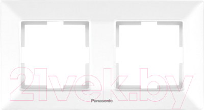 Рамка для выключателей и розеток Panasonic Arkedia Slim WNTF08022WH-BY - фото