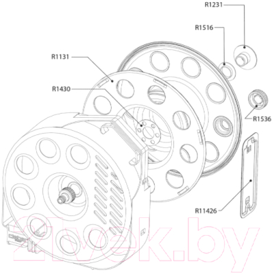 Катушка для шланга Claber Aquapass 8974