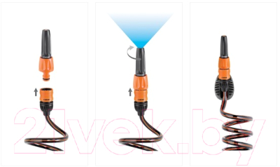 Шланг поливочный Claber Spiral Kit Basiс