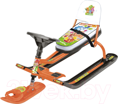 Снегокат детский Ника Тимка Спорт 4 Фиксики / ТС4-1/Ф1 - фото
