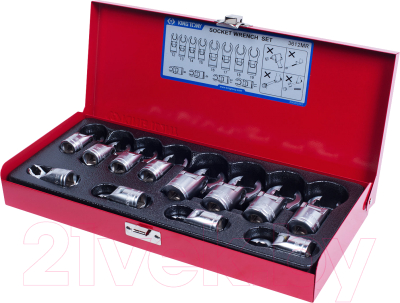 Набор головок слесарных King TONY 3612MR - фото